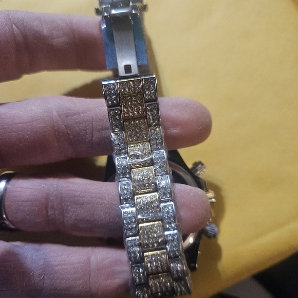 New Men's Multi color Stone Fashion Watch - Picture 3 of 5